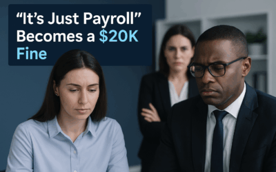 When “It’s Just Payroll” Becomes a $20K Fine 